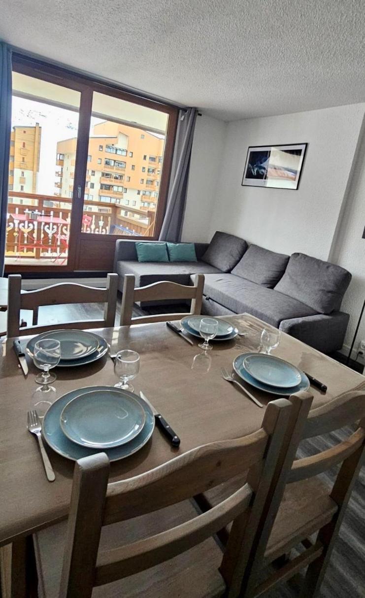 Val Thorens Studio 4 Pers Residence La Roche Blanche Dış mekan fotoğraf